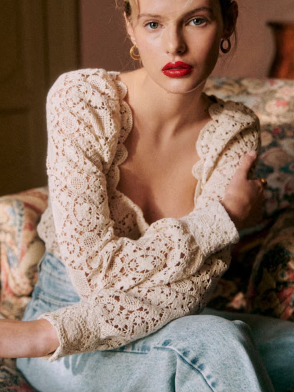 Sezane alvere blouse (new)